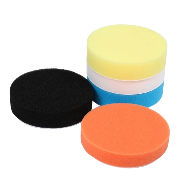 5 inch Car Sponge Polishing Buffing Waxing Pad Kit Tool 5Pcs Car Polishing Waxing Accessory