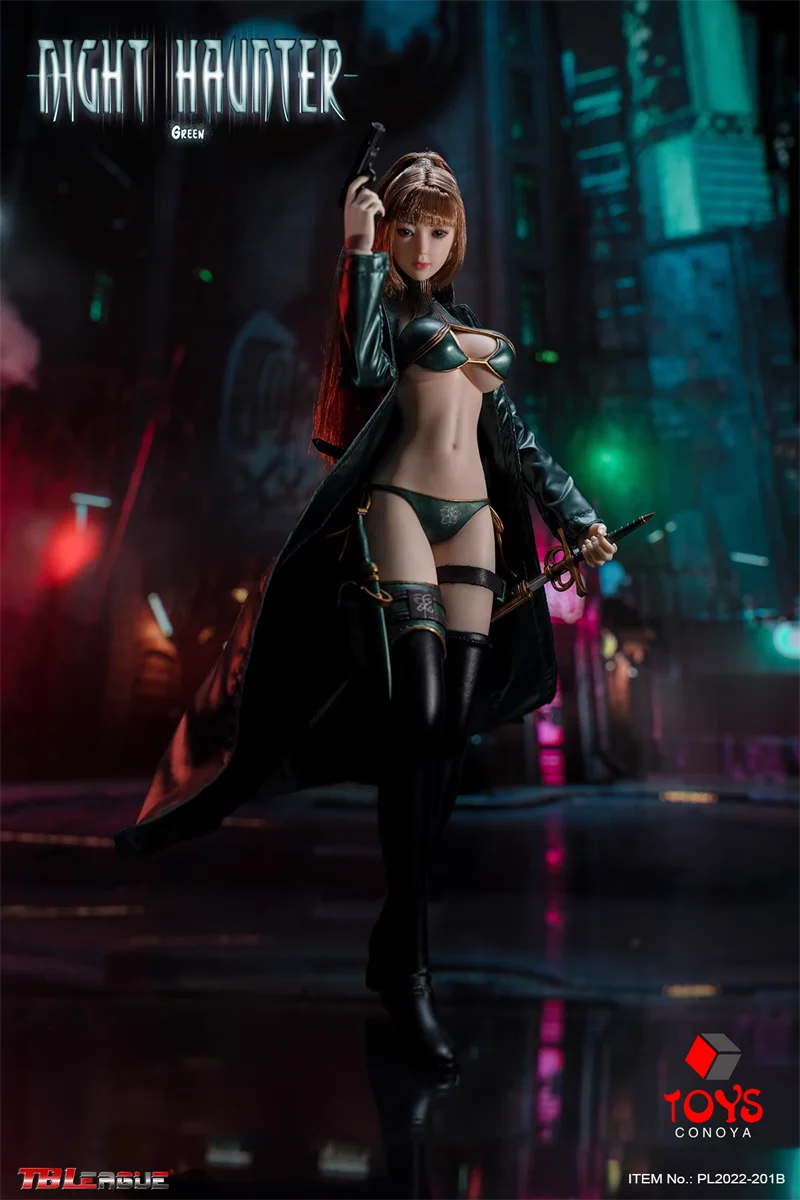 In Stock TBLeague PL2022-201 1/6 Devil Spy Night Haunter Full Set Model 12-inch Female Soldier Action Figure Body Doll