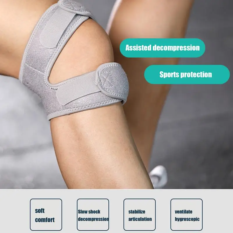 Patella Knee Strap Patellar Tendon Stabilizer Band Breathable Patella Tendon Knee Strap Knee Soreness Relief Support Brace For