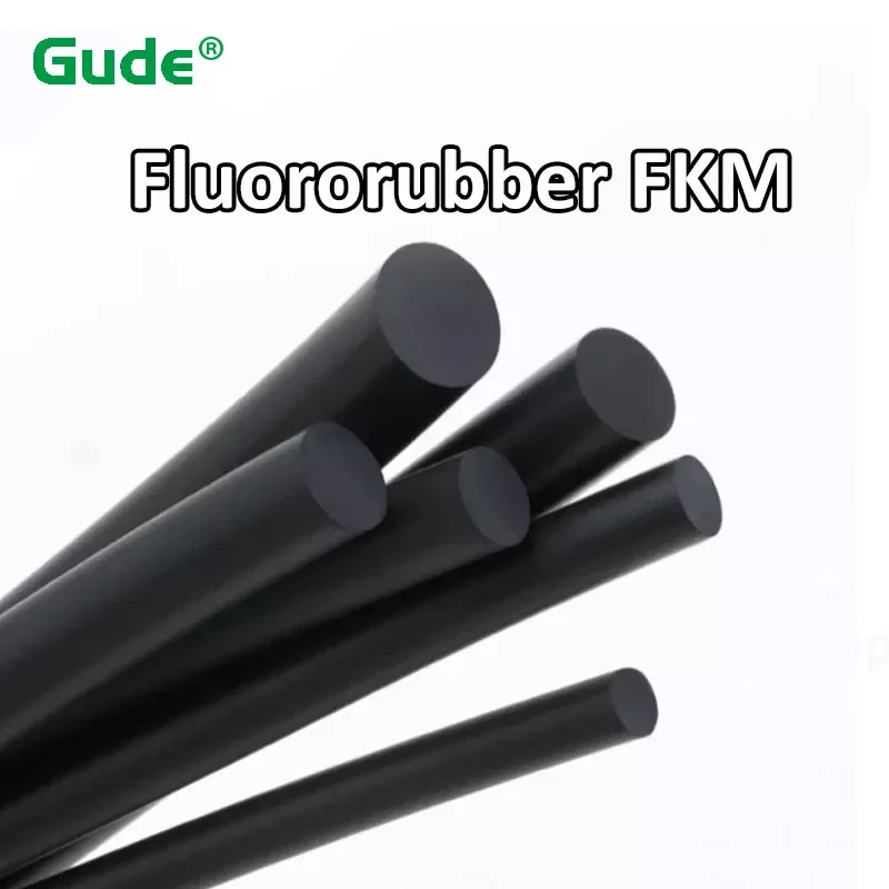 

1M Solid Fluororubber Cord Black FKM Gasket Fluorine Rubber Seal Strips O-Ring Bar Seal Not Foaming Dia 1mm-15mm