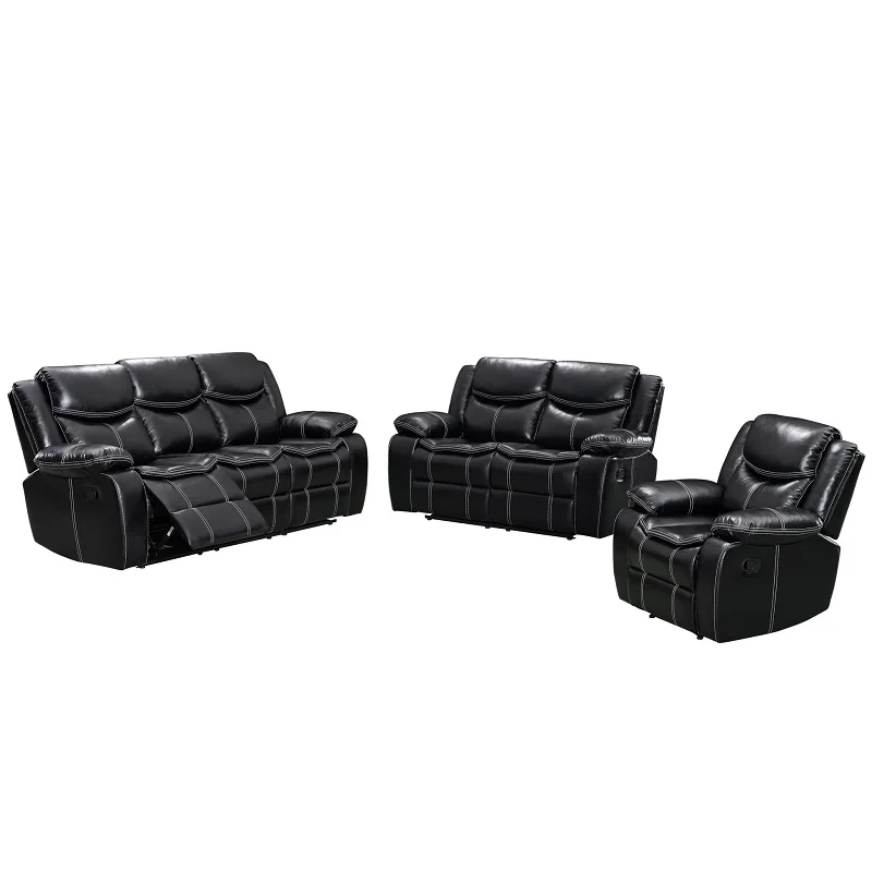 Modern Living Room Silla Reclinable 7 Seater Power Manual Reclining Sofa Chair Loveseat Set 2 3 Sectional Recliner Sofa