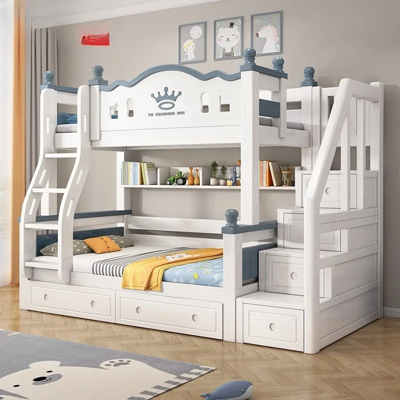 

All-solid wood bunk beds, small apartment beds, children's beds, two-storey high and low beds.