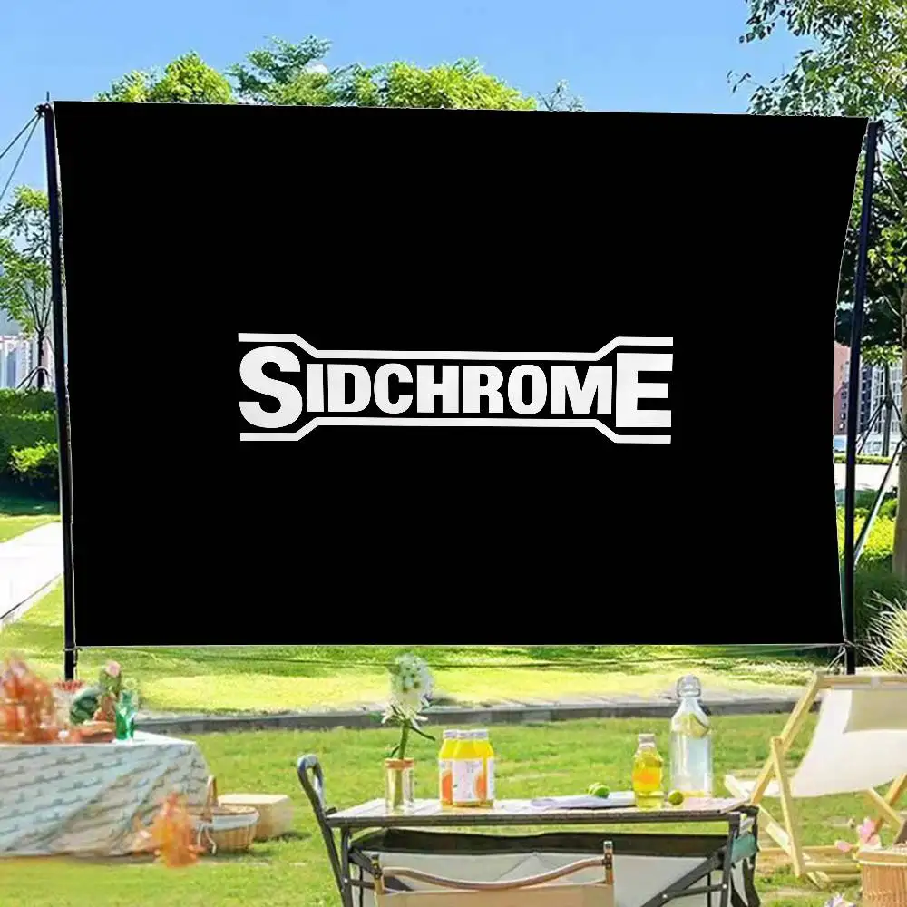 Sidchrome Logo Large Size Shop Art Promotion Advertising Booth Flag Hanging Banners