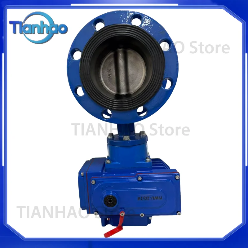 Electric Butterfly Valve for Water Automation On Off and Flow Control with Rubber Lining DN50 to DN200