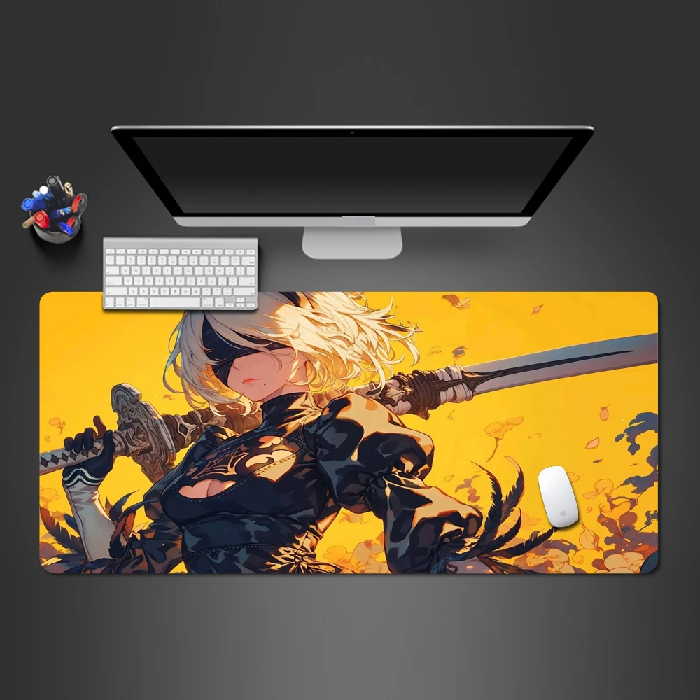 

Sex Girl Mouse Pad Beauty Mousepad Gamer Yellow Mat Pad Gamer 900x400 Extended Pad Computer Desks Pc Table Desktop Accessories