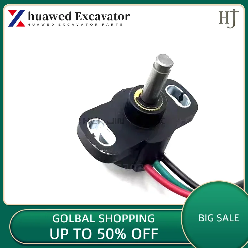 

For Hitachi Exzax60 70 200 210 330 360-3-5-6 Throttle Motor Positioning Potentiometer Excavator Accessories