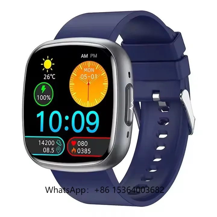 

1.75" ECG SOS Smart Watch ET593 BT Call Smartwatch Waterproof Wearable Devices Long Endurance Sleep Monitoring
