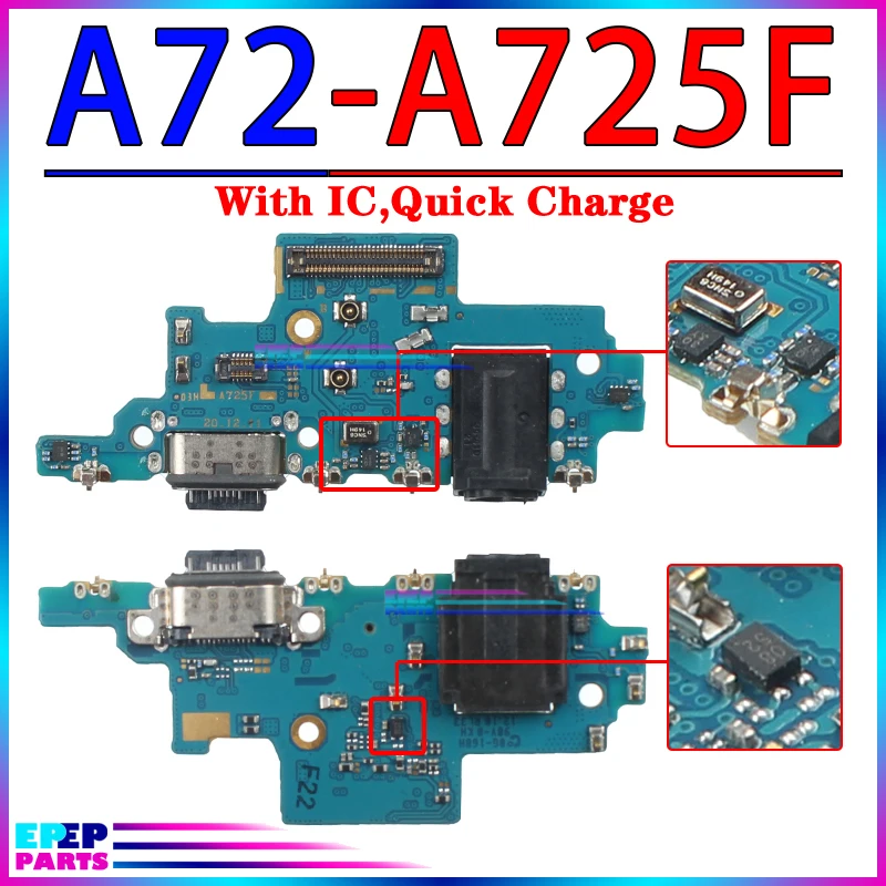 삼성 갤럭시 USB 도크 충전기 포트, 충전 보드 모듈, A32, A42, A52, A52S, A72, A02S, A12, 나초 A22, K1, K2 버전, 4G, 5G