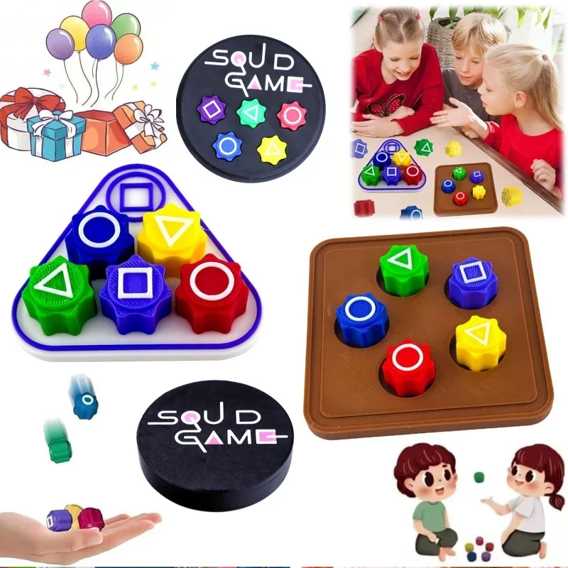 2025 New 5PCS Gonggi Korean Game Stone set Catching Toy Gonggi Squid Gong Gi Game Korean Gonggi Game Jack Stone Pebbles Set