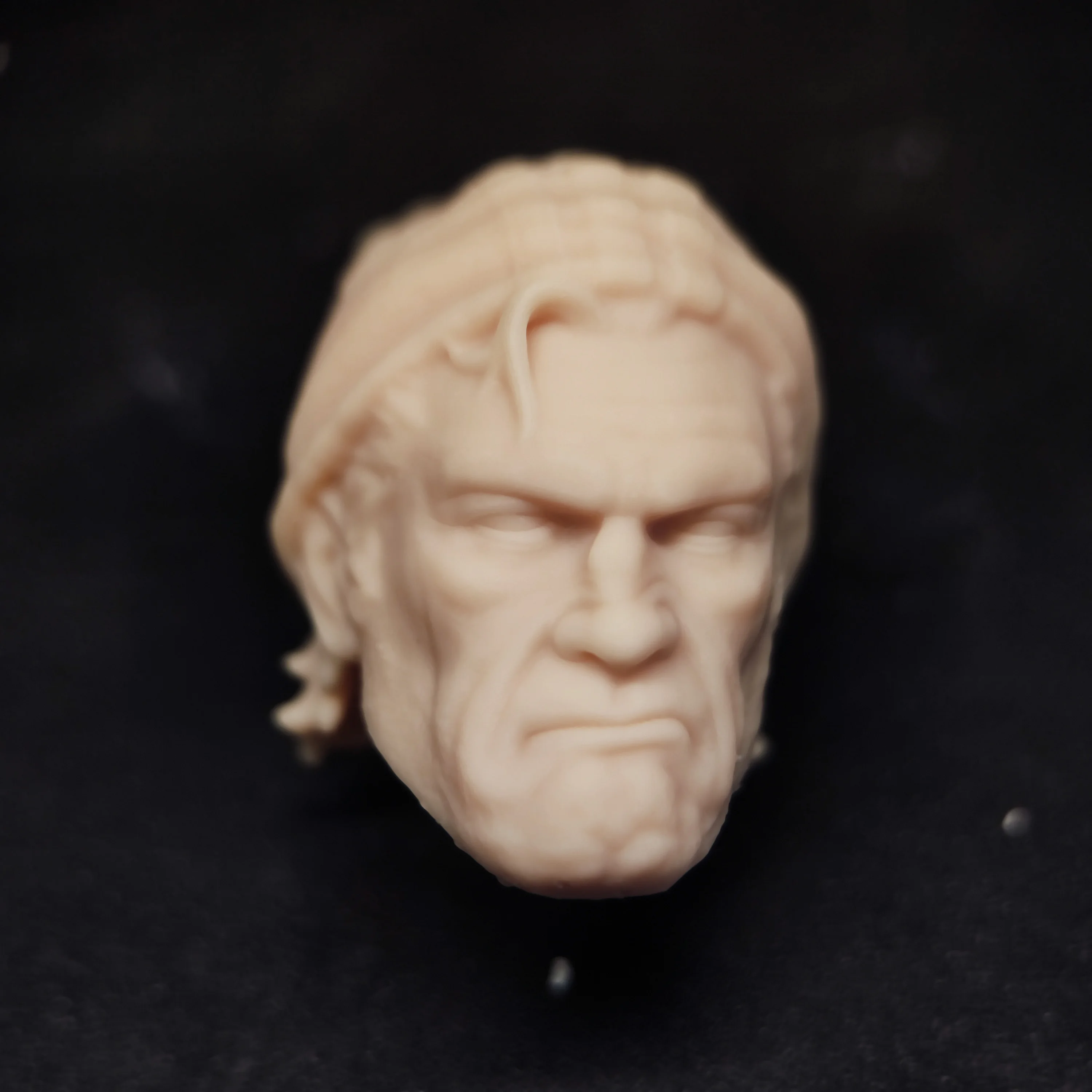 HL1893 DIY Customized 1/18 1/12 1/10 Scale Unpainted Head Sculpt for 3.75