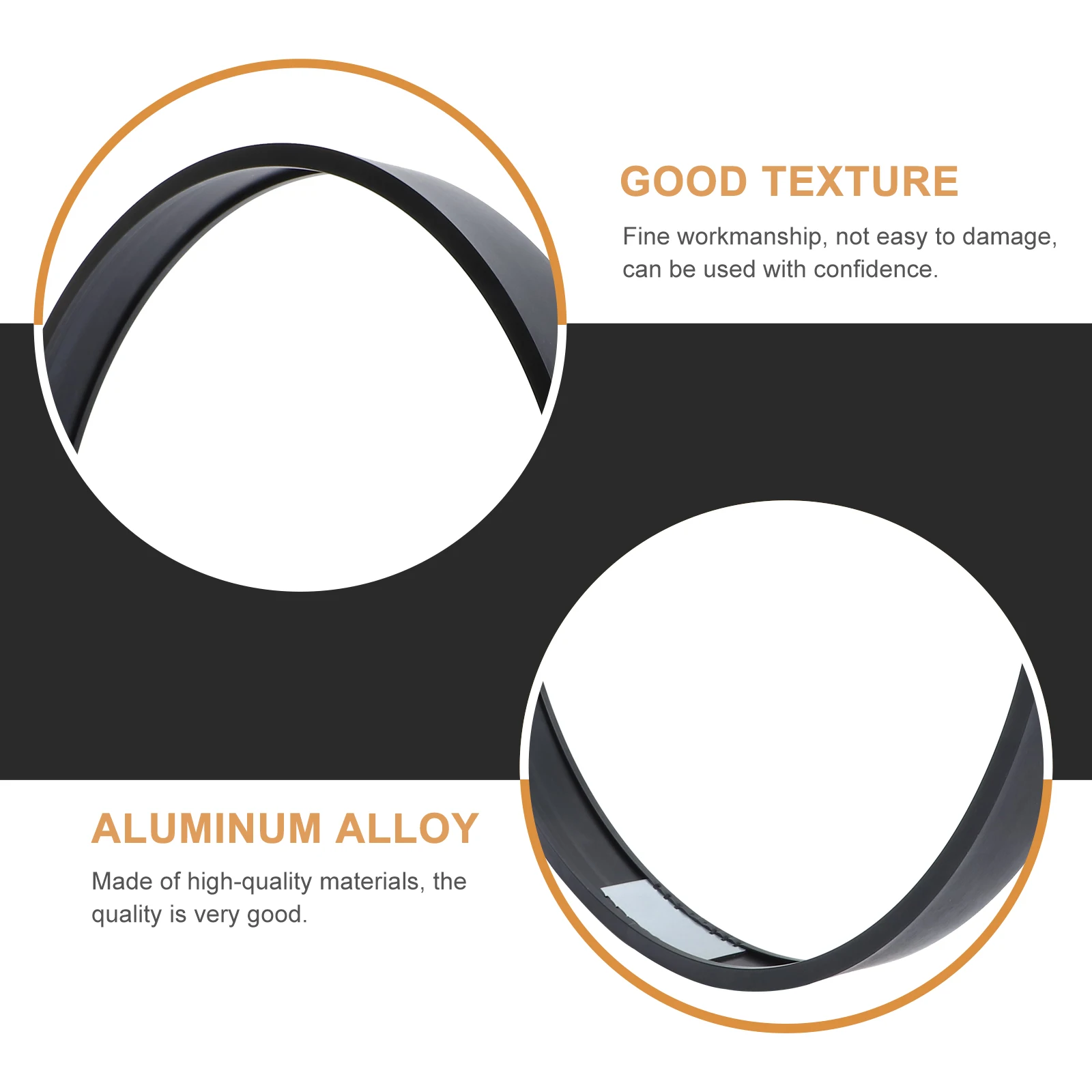 

1Pcs Metal Round Photo Frame Aluminum Alloy Material Modern Simple Style Wall Hanging Home Office Decor Photo Frame