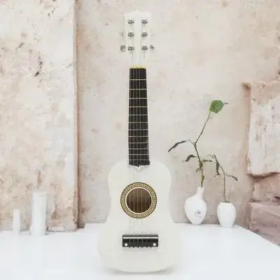 21 Inch Guitar Beginner Musical Instrument For Portable Acoustic Folk Wood Ukulele Lightweight Mini