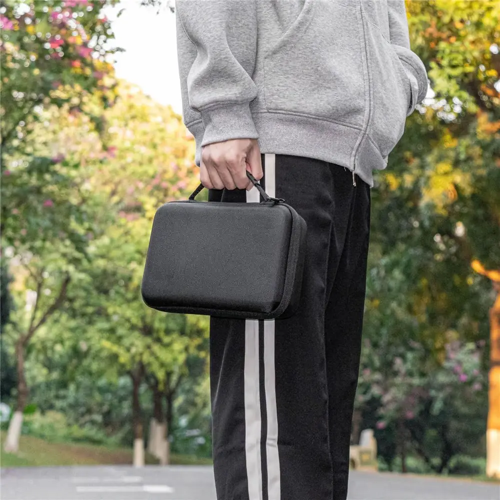 Travel Carrying Case for Mac Mini M4 Pro Desktop Computer And Mouse Portable Storage Bag EVA Hard Box for Mac Mini M4 PC