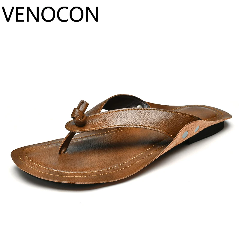 VENOCON Minimalist Men's Barefoot Sandals Zero Drop Lightweight Summer Flip Flops Shoes Slippers For Men Man Woman