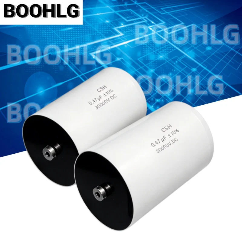 30KV 0.47UF 474K High Voltage Thin Film Capacitor 470nF 30000VDC Industrial Replacement Capacitor 1PCS