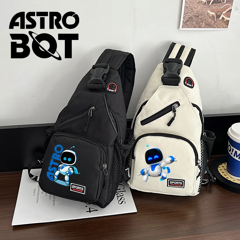 Astro Bot Chest Pack Women Men Korean Version Crossbody Bags Fashion Outdoor Child Sports Casual Sling Backpack Birthday Gifts