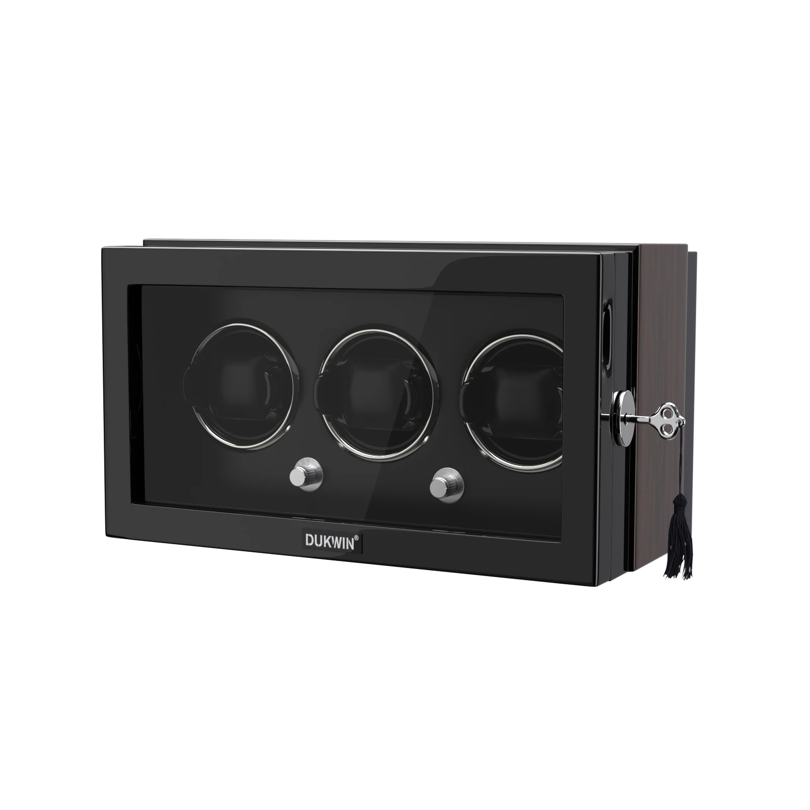 3 Watch Winder for Automatic Watches with Dual Power Supply and Quiet Mabuchi Motor