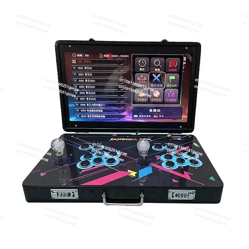 

2025 21-inch Portable Double Joystick Game Console Pandora Folding Flip Home King of Fighters Nostalgic Arcade