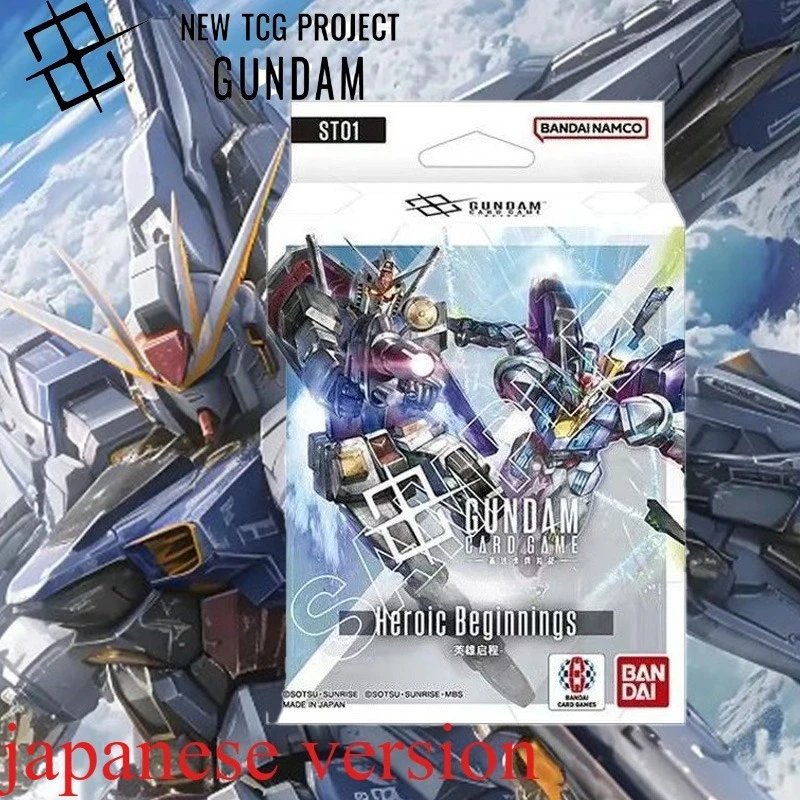 

Official Gundam TCG GCG Start Deck ST01 ST02 ST03 ST04 Japanese Version Bandai Card Game Sealed Preconstructed Deck Collection