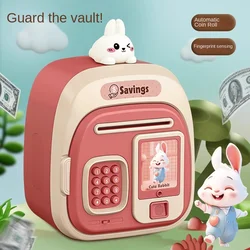 Savings jar with large capacity, automatic money roll, multifunctional automatic sensing, money roll puzzle toy