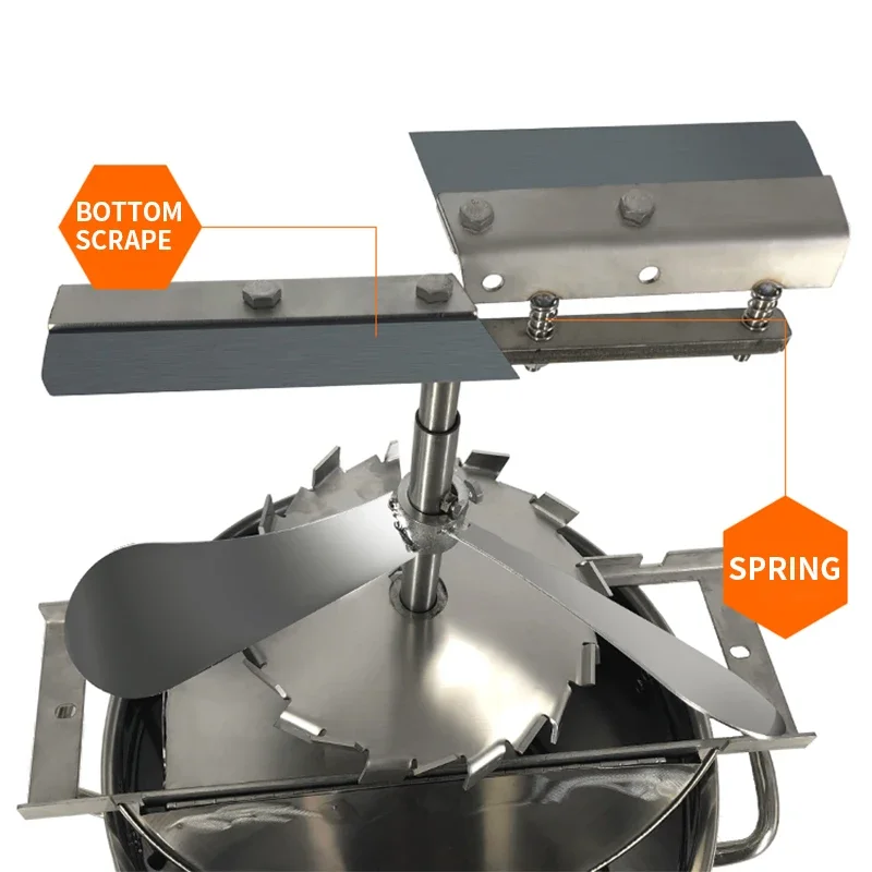 400W Small Commercial Fully Automatic Stirring Stir-Frying Sauce Hot Pot Bottom Chili Bean Sauce Stir-Fried