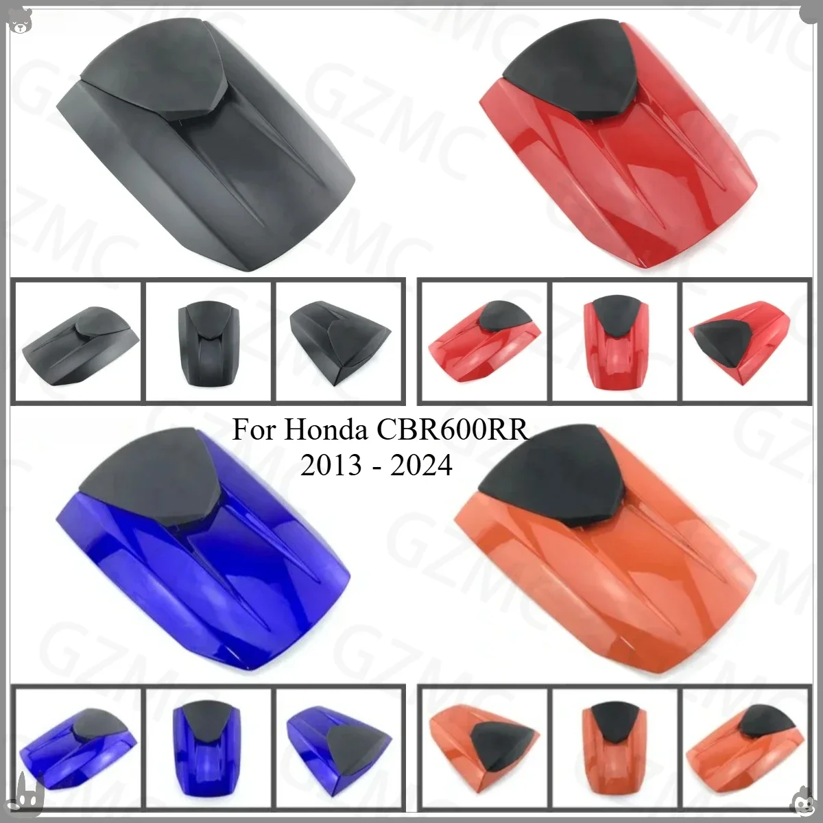 

Мотоцикл CBR 600RR F5 2023, чехол на заднее сиденье, аксессуары для Honda CBR600RR 2013-2024, чехол на заднее сиденье, обтекатель Solo