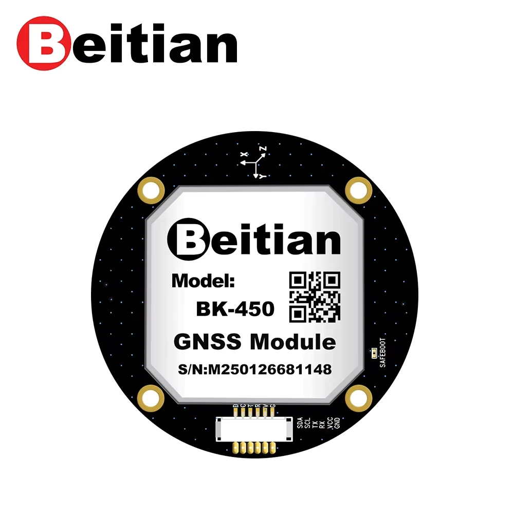 GGDX M9 M10 GPS Module with QMC5883 Beidou GNSS Multi-mode Positioning BE-450 BK