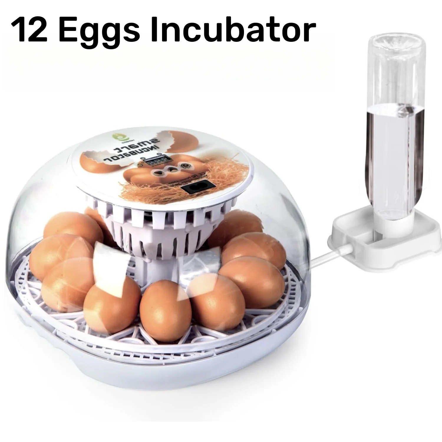 

Household Chicken Duck Goose Egg Incubator Automatic Poultry Household Intelligent Incubator Auto Temperature Humidity Control