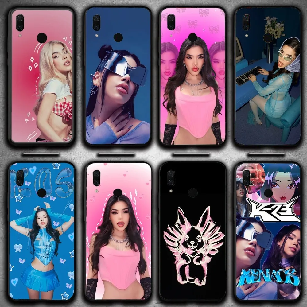 Singer K-Kenia OS Phone Case For Xiaomi 11 Redmi Note 11 5G 8T 9A 9 10T Note8Pro Note9 12SUltra Black Case
