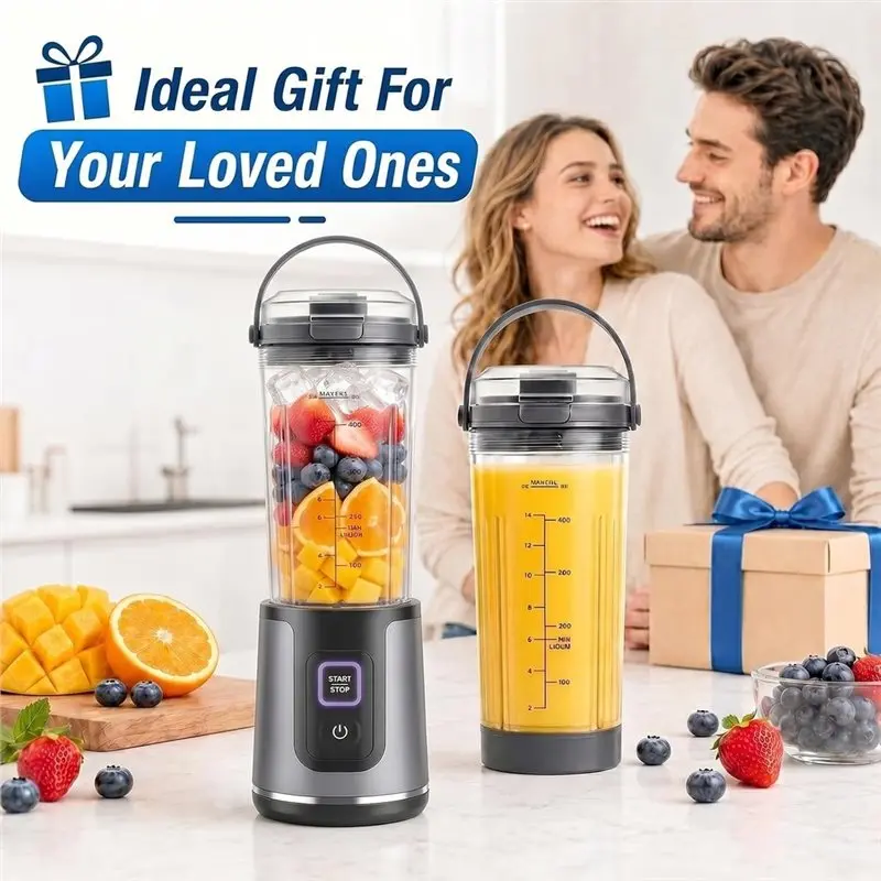 B51CNEW! Replacement Blending Vessel Cups 18 Oz For Ninja Blast BC100/BC151 With Sip Lid Carry Handle Vessel Caps Blender