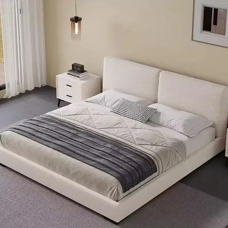 Student Aesthetics Bed Frame European American Confortable Bed Bedroom Wedding Twin LuxuryLetto Matrimoniale Trendy Furniture