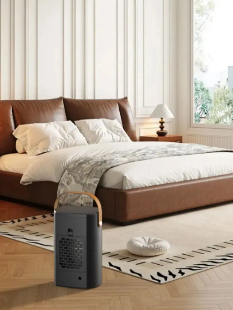 Chauffage en céramique Portable, mini chauffage de pièce avec thermostat, chauffage de bureau silencieux pour le bureau et la maison