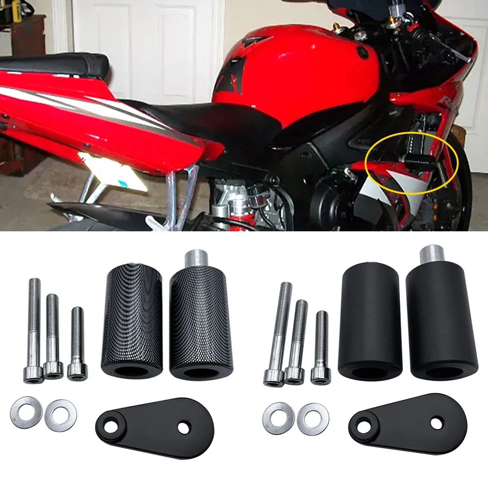 

Frame Sliders Crash Falling Protection Pad For YAMAHA YZF-R6 YZF R6 2003-2005 YZF-R6S YZF R6S 2006-2008 Motorcycle Parts Not Cut