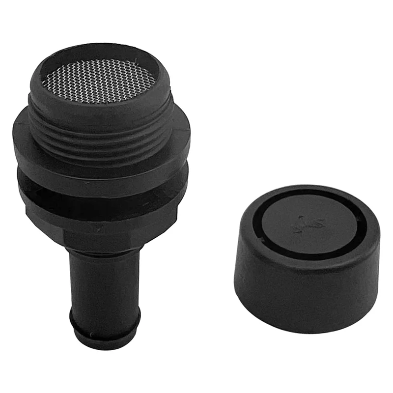 Thru-Hull Bilge Fitting Bilge Pump Drain Vent Hose Fitting for Boats Marine Yacht RV Campers Truck