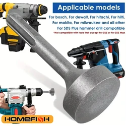 1set Ground Rod Driver 85mm Heavy Duty Steel Drill Bit Driver Wear Resistant Wide Compatibility Ground Rod Bits Socket For Rotar