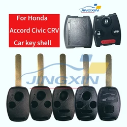 Jing Replacement Remote Car Key Shell For Honda Accord Civic CRV Pilot Insight 2/2+1/3/3+1Buttons Fob Auto Key Shell Case Cover