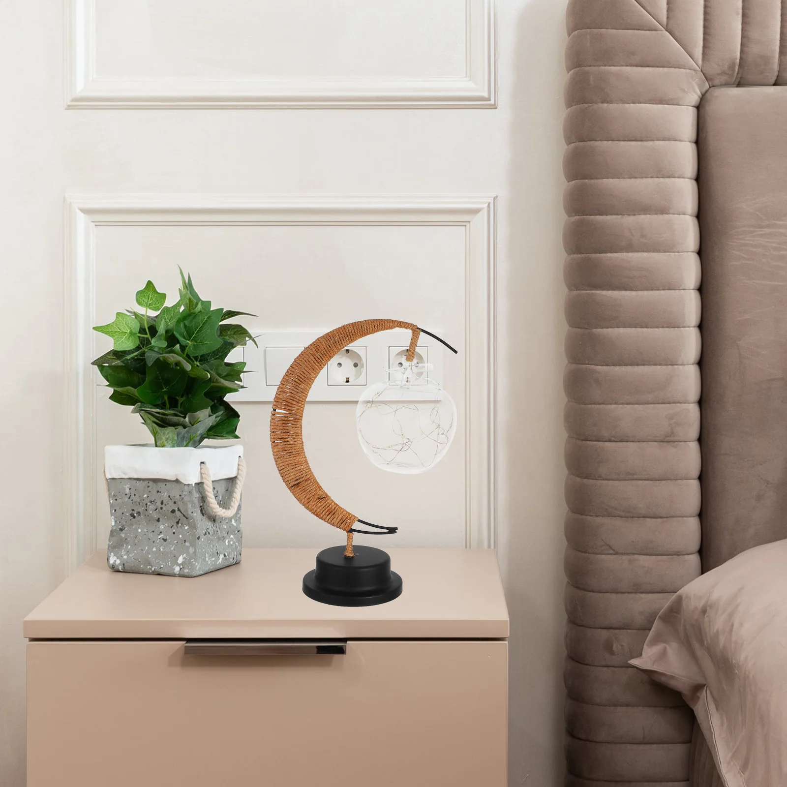 

Lantern Nightst Lamp Bedside Lamps Atmosphere Table Aesthetic LED Modern Decorative Bedroom Night Light Room