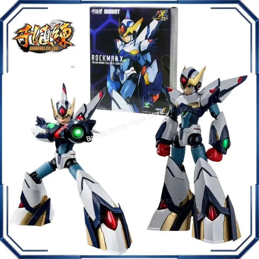 Original RockmanX THE ROBOT SPIRITS Game Anime Action Figure Toys Collectible Model Ornaments Dolls Gifts for Children