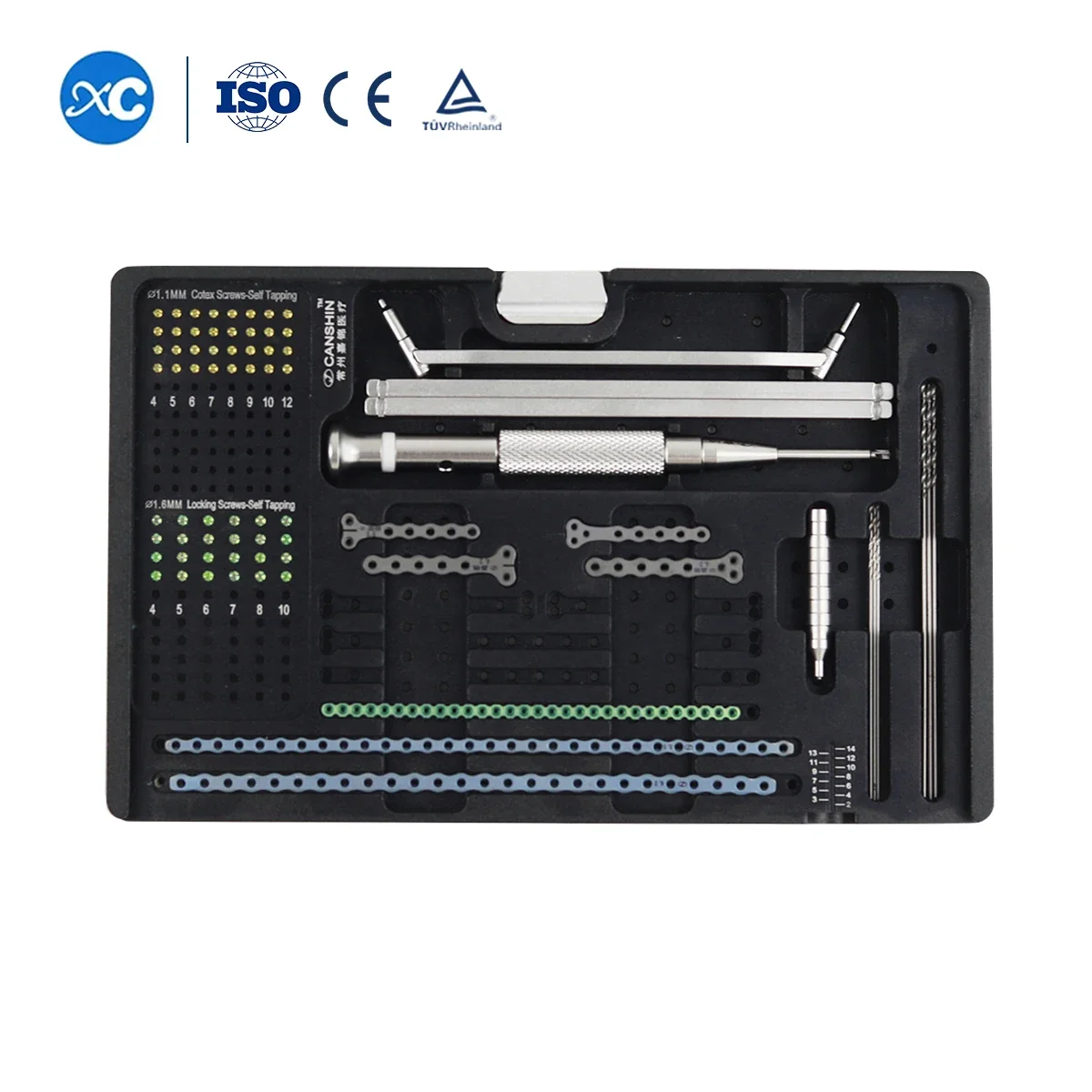 2.4mm Vet Surgical Kit Veterinary  s and Instrument ALPS Plates  Screws Dog Cat Bone Fixation