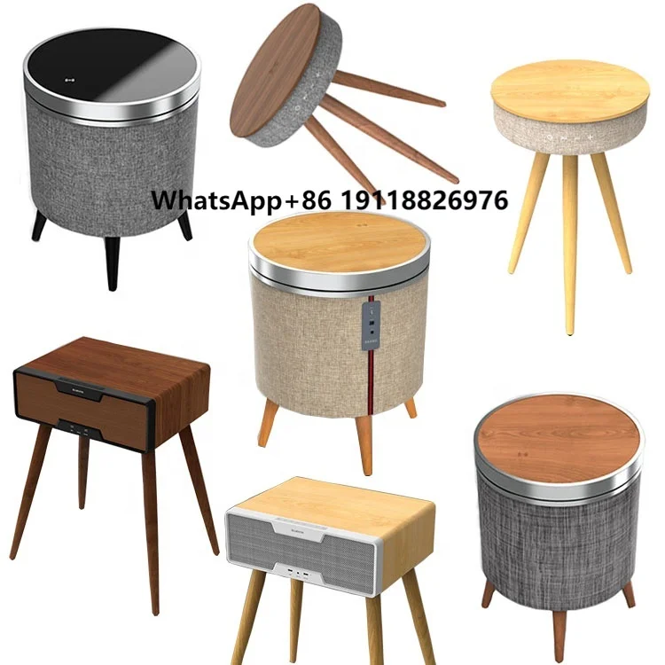 

Table BT Speaker Surround Sound Smart Furniture Speaker Desk Table with Smart Wireless BT Speaker