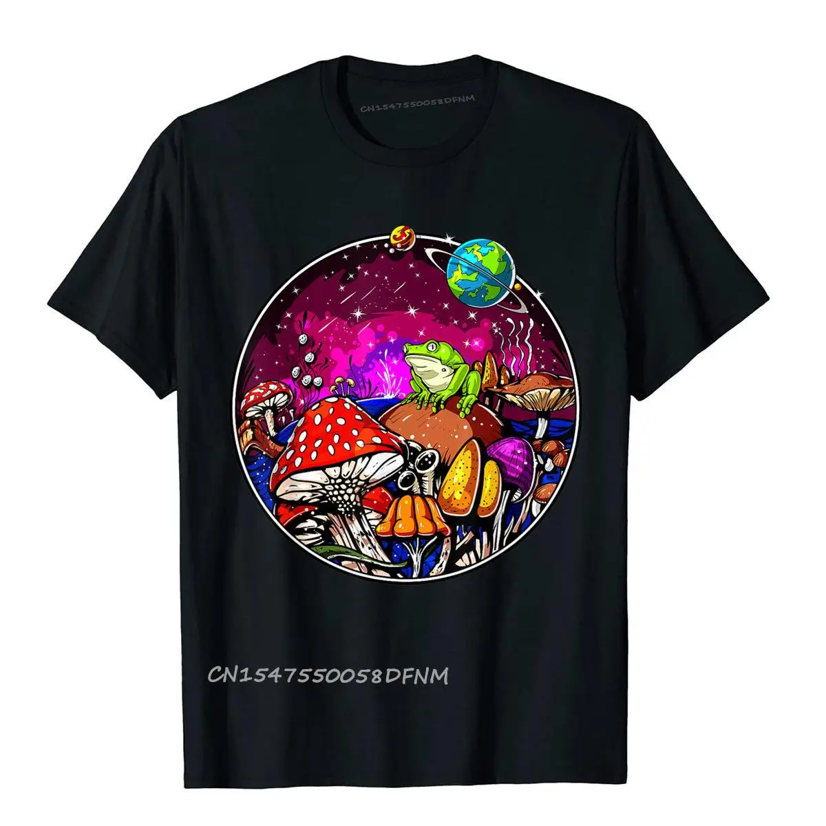 Magic Mushrooms Psilocybin Fungi Shrooms Casual Tees Premium Cotton Men Top T-Shirts Slim Fit Newest