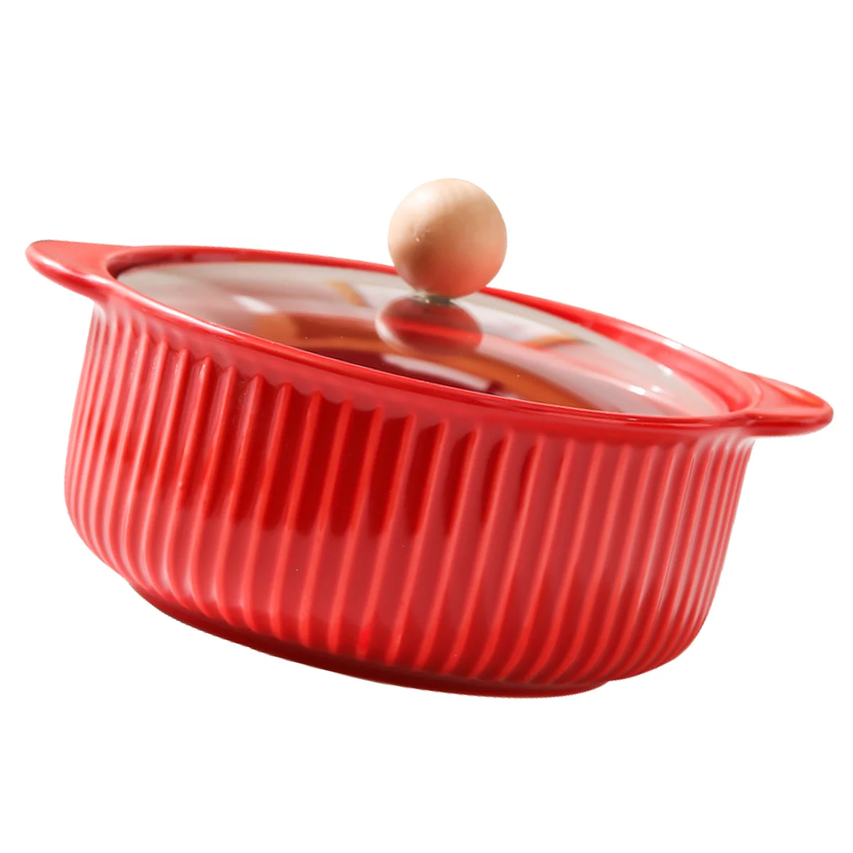 

Ceramic Soup Bowls with Lids Practical Beautiful Appearance Exquisite Workmanship Perfect for Soup Noodles Daily Dining