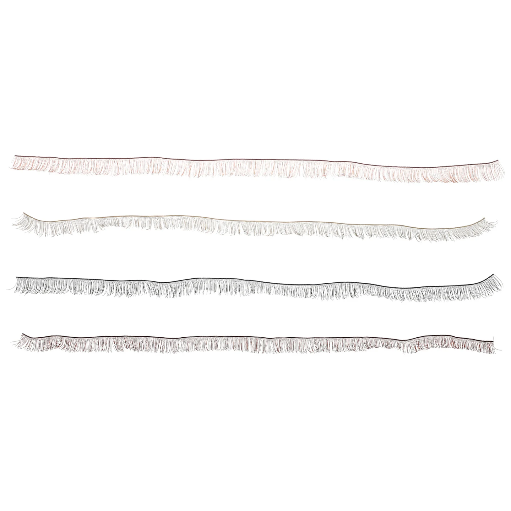 

4 Pcs Big Eyes Eyelashes Baby Infant Toys Supplies Nylon Artificial Makeup