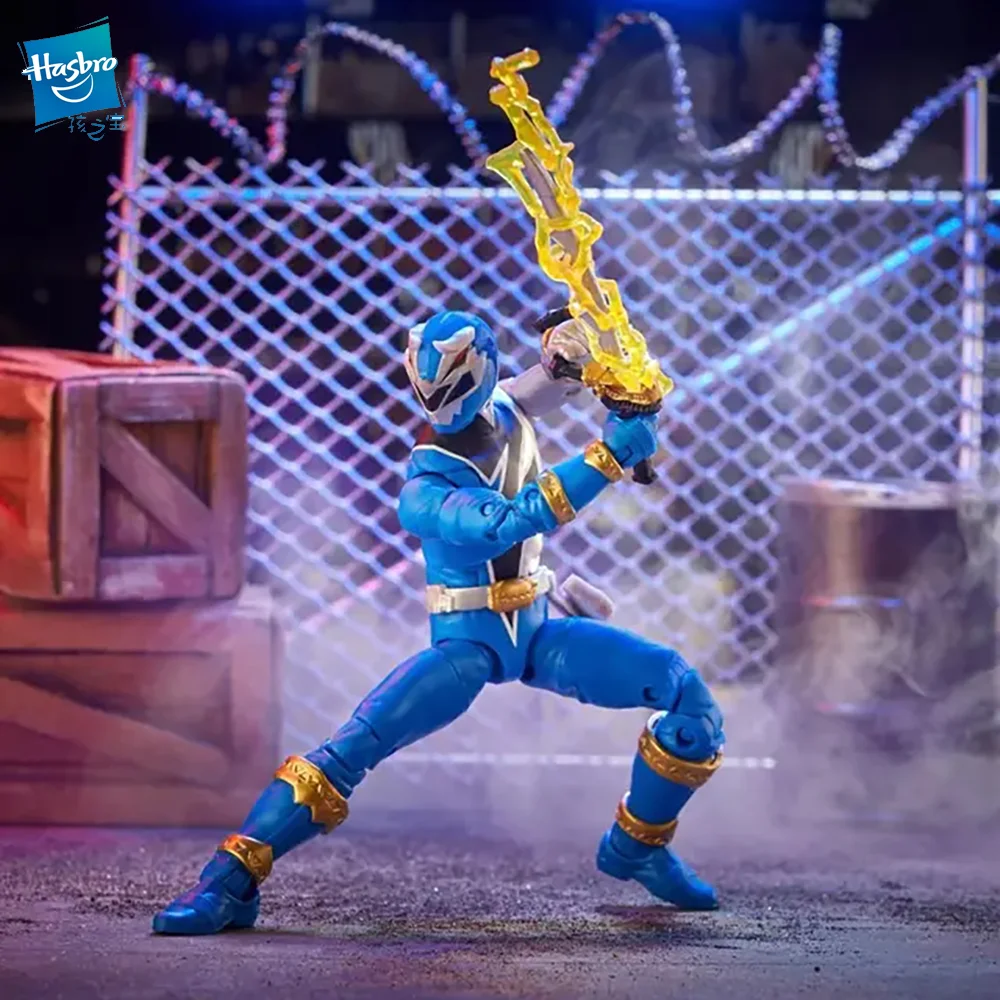 Hasbro Power Rangers Series Lightning Collection Dino Fury Blue Ranger 6-Inch Premium Children's Toy Gift Collection Toys