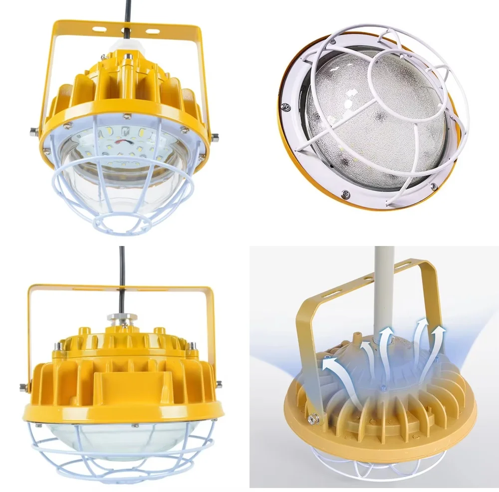 

Explosion Proof LED High Bay Light 30W 50W 70W IP65 for Industrial Warehouse Factory Gym Garage Workshop Lighting for LED