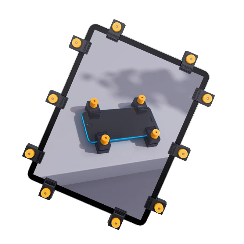 Qianli-iclamp電話スクリーンクリップ、ユニバーサルLCDスクリーン固定クランプ、電話、タブレット、PC、クランプ、2.0、4個セット用の調整可能