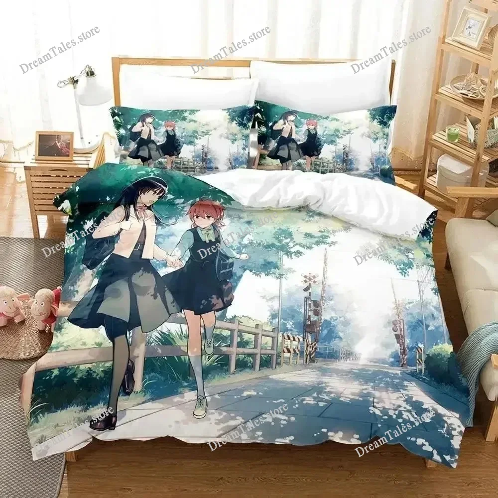 

New Bloom Into You Bedding Set Single Twin Full Queen King Size Bed Set Adult Kid Bedroom Duvet Cover Sets Anime Bed Sheet Set74