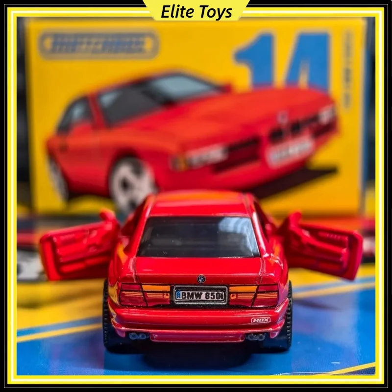 Mattel Matchbox Seria Kolekcjonerska 1994 BMW 850CSI Metalowy Model Samochodu w Skali 1:64, Kolekcjonerski Model Pojazdu, Zabawka dla Chłopców, Prezent