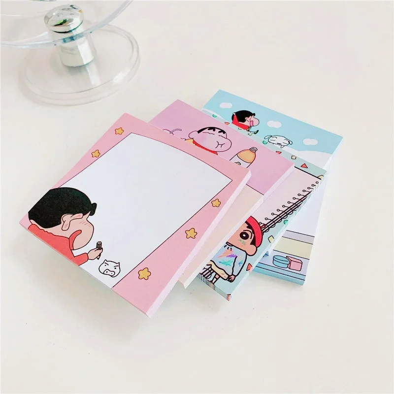 Crayon Shin-chan sticky notes. Non-adhesive tearable memo pads. Family, school, office message pads, stationery gifts. view 5