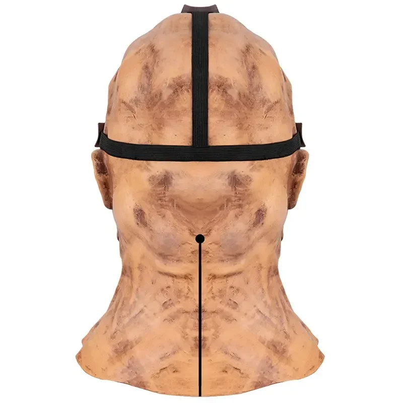 Cafele Spaventoso Jason Maschera Horror Hacker Maschera Testa intera Vampiro Costume in lattice Halloween Puntelli Cosplay per uomini Donne adulte